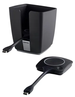 Produktbild von BARCO Clickshare Tray + 2 Tasten - beinhaltet das Tray und zwei USB-C Buttons für C und CX Serie