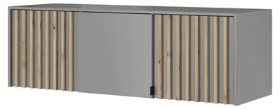Obrázek produktu pro Nástavba na šatní skříň MARFA - šířka 155 cm, šedá / dub artisan