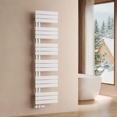 Produktbild von S'AFIELINA 1599x400mm Design Badheizkörper Handtuchheizkörper Flach Paneel Seitenanschlusss Heizkörper für Bad Handtuchtrockner Weiß 684 Watt