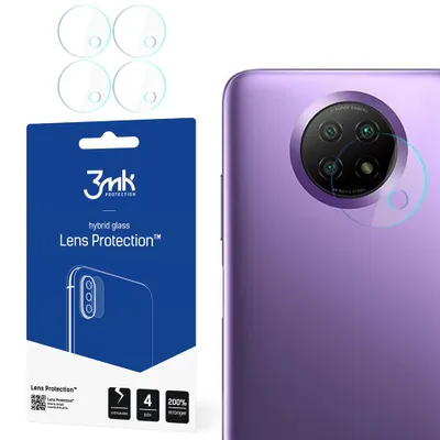 Produktbild von 3mk Hybridglas Lens Protection für Xiaomi Redmi Note 9 5G Kamera Objektiv Kameralinse 0,16mm 6H (4 Stück)