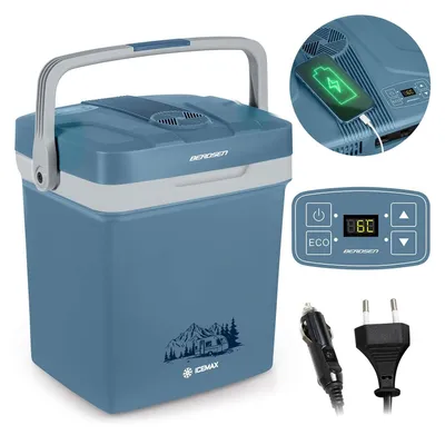 Obrázok produktu pre Cestovná chladnička Berdsen Icemax 26 litrov ECO režim - modrá