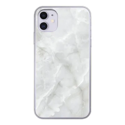 Produktbild von MuchoWow® Handyhülle Schutzhülle Hülle für iPhone 11 Marmor - Weiß - Muster - Stein - Marmoroptik Silikon Softcase Handy Hülle - Handytasche