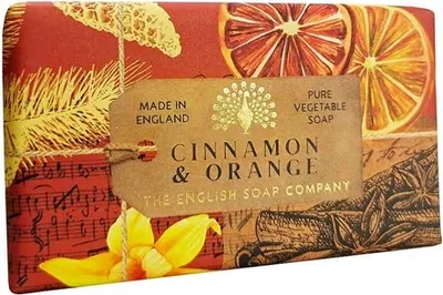 Obrázok produktu pre English Soap Company 190g feste Seife - Zimt & Orange