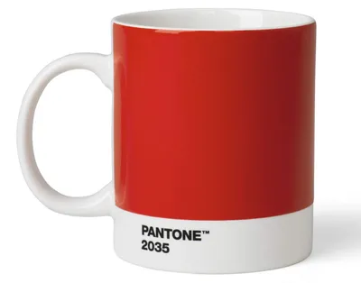 Porzellan Kaffeebecher 375 ml, rot, spülmaschinenfest
