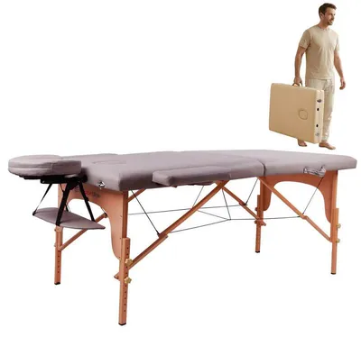 Obrázok produktu pre inSPORTline Masážna lavička Taisage, 186x70x62-84 cm, 2-dielna, drevená