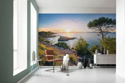 Produktbild von Komar Vlies Fototapete - Southern Light - Größe: 400 x 250 cm (Breite x Höhe) - 4 Bahnen, Wohnzimmer, Schlafzimmer, Tapete