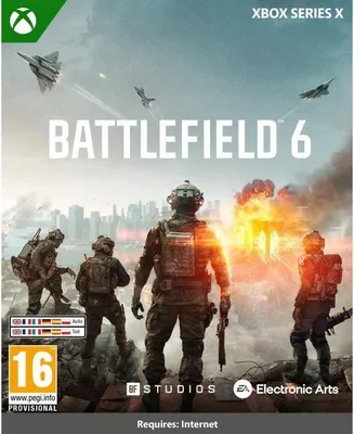 Image de Jeu Vidéo Battlefield 6, Xbox Series X, Multijoueur 128 Joueurs, Retour aux Classes, Destruction Massive