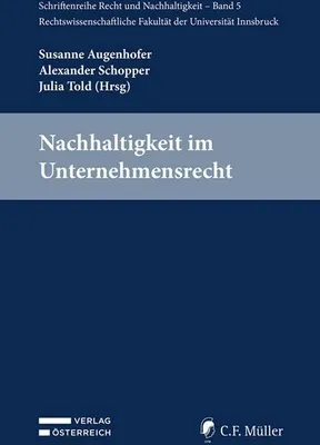 Immagine prodotto di Nachhaltigkeit im Unternehmensrecht