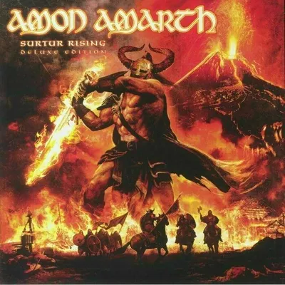 Obrázok produktu pre Amon Amarth - Surtur Rising (Burgundy & Royal Blue Marbled Coloured) (LP)
