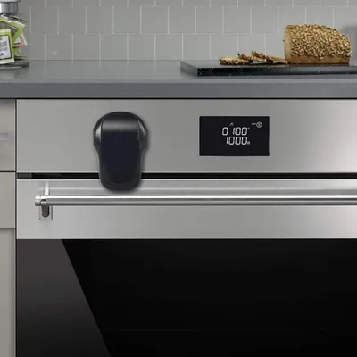 Imagen del producto de Cerradura de seguridad para puertas, apta para niños, resistente al calor, sin necesidad de taladrar, color , para la cocina