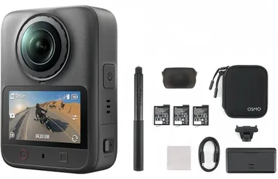 Zdjęcie produktu dla DJI Osmo 360 II Riding Combo, 8K Ultra HD, CMOS, 240 fps, Wi-Fi, Bluetooth, NFC