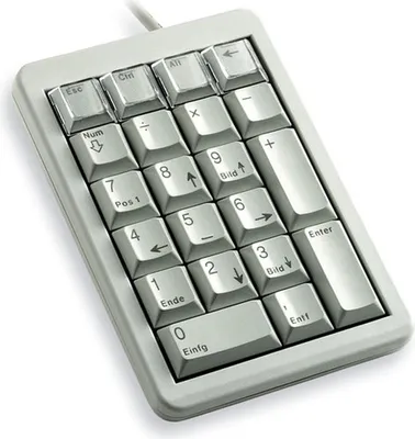 Produktbild von CHERRY Keypad G84-4700 - Tastenfeld - USB - Deutsch - Hellgrau