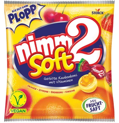 Zdjęcie produktu dla STORCK Nimm2 soft, 195 g, 87,5 g, 58,8 g, 3,4 g, 0,1 g, 0,03 g