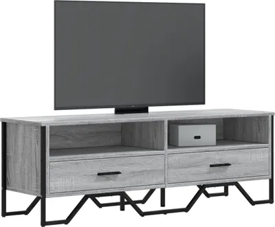 Produktbild von "2026 Promotion" TV-Schrank - TV-Lowboard - Grau Sonoma 122x34x41 cm Holzwerkstoff - TV-Regal CC30632