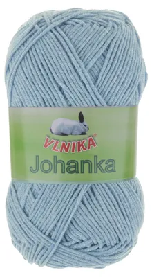 50g Strickgarn Johanka pastellblau