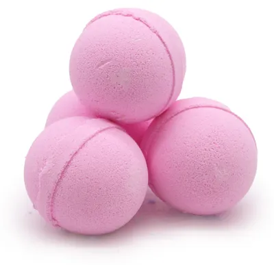 Produktbild von Hautpflegende Badebombe mit Olibanum & Rose Duft, 120 g, mit Sheabutter
