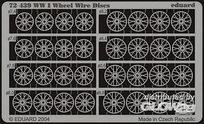 Produktbild von Eduard Accessories WWI Wheel Wire Discs 3972439