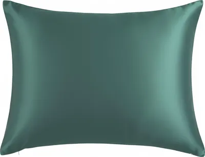 Zdjęcie produktu dla Poszewka jedwabna 50x70 cm w kolorze szałwii - 100% morwowy jedwab, zamek błyskawiczny