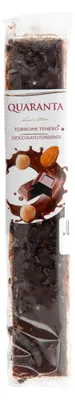 Image de Quaranta Soft Nougat Chocolat 100g – Crème de nougat fine au chocolat