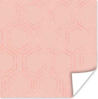 Produktbild von MuchoWow® Poster Rosa - Muster - Luxus 50x50 cm - Wohnzimmerdekoration
