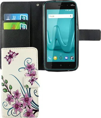 Produktbild von Handyhülle Tasche für Wiko Lenny 4 Lotusblume