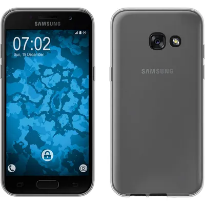 Produktbild von PhoneNatic Case kompatibel mit Samsung Galaxy A7 (2017) - clear Silikon Hülle Slimcase + 2 Schutzfolien