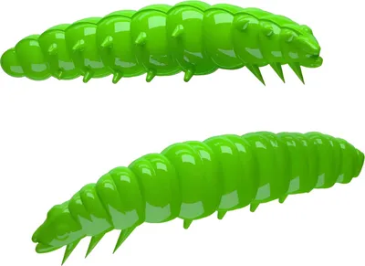 Produktbild von Libra Lures Larva Kunstköder (hot apple green)