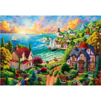 Obrázok produktu pre ANATOLSK puzzle dedina pri mori 260 dielikov