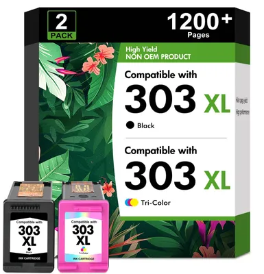 Produktbild von 303 Druckerpatronen Multipack 7920e 7200e für HP303 303XL Schwarz und Farbe