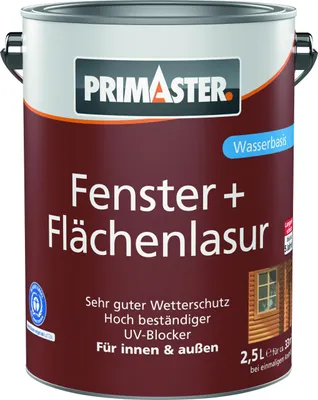 Produktbild von Primaster Fenster + Flächenlasur 2,5 L palisander
