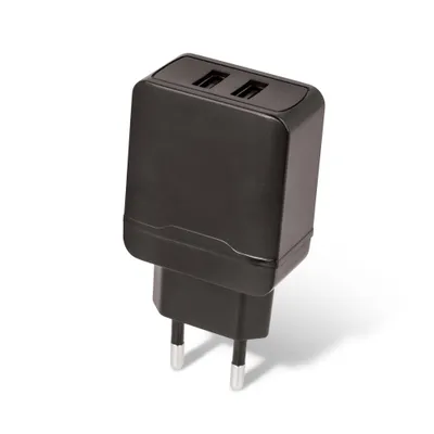 Produktbild von Setty Ladegerät 2x USB 2,4A schwarz