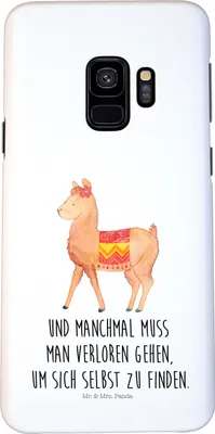 Produktbild von Mr. & Mrs. Panda Samsung Galaxy S9 Handyhülle Alpaka Stolz - Weiß - Geschenk, Smartphone Hülle, Handy Schutzhülle, Cover, Lama