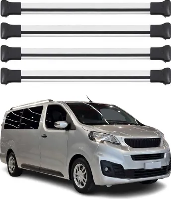 Immagine prodotto di Portapacchi base per Fiat Scudo 2022-2025 75kg alluminio argento 4 pz
