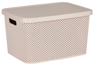 Aufbewahrungsbox, mehrfarbig, 19 l, Kunststoff, stapelbar