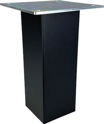 Produktbild von Strate Barkonsole Connect 70x70x170mm - Barkonsole gerade - Thekenfuß Tragkraft 60kg, Stahl schwarz
