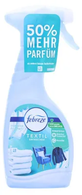 Produktbild von 4x Febreze Textil Erfrischer Spray Intensive Frische Bekämpft Gerüche je 500 ml