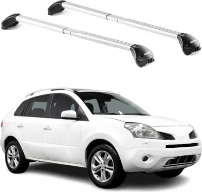 Image de Barres de toit pour Renault Koleos I 2008-2017 5P Gris Argenté 2 pièces ABE