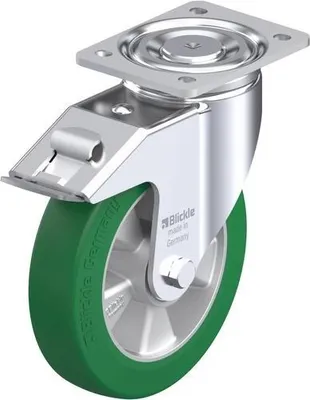 Produktbild von Blickle 579581, Roller, 1875 kg, Grün, Deutschland, 1 Stück(e), 245 mm