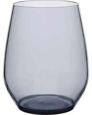 Polycarbonat-Trinkglas grau 0,4 L 24 Stück bruchsicher