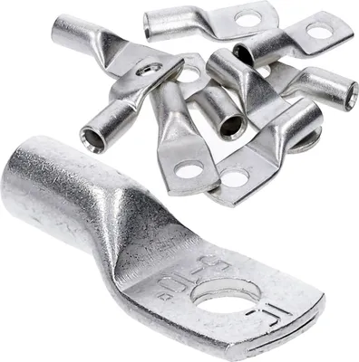 Productafbeelding van 10 stuks Kalitec HR10-5, standaard klemmen voor buiskabels, 10 mm², M5, zonder zichtopening, gemaakt in Duitsland