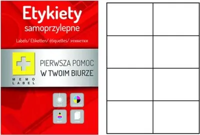 Obrázek produktu pro Samolepicí štítky A4 105 x 74 mm 100 listů
