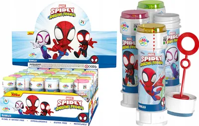 Zdjęcie produktu dla Mydlane bańki Spidey 60 ml dla dzieci