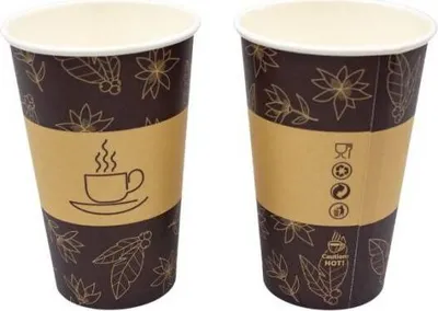 Produktbild von Dispersionsbecher aus Papier, 350 ml, Durchmesser 90 mm, 50 Stück.