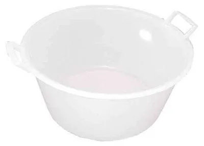 Obrázek produktu pro STEFANPLAST kulaté polyethylenové umyvadlo, bílé, 50 cm, polyethylen