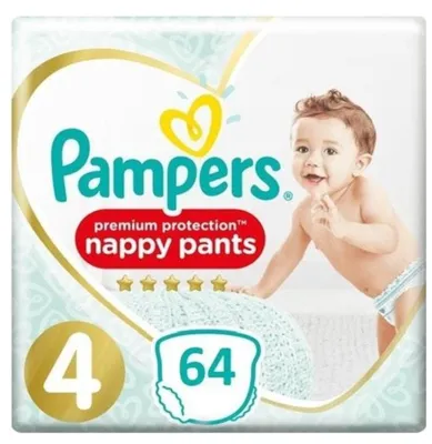 Produktbild von Pampers Premium Protection Windelhosen, 64 Stück, Größe 4