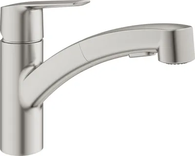 Produktbild von Grohe Quickfix Küchenarmatur Start mit Handbrause supersteel