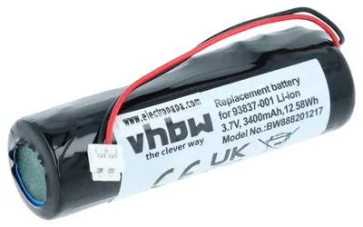 Produktbild von vhbw Akku kompatibel mit Wahl Super Taper Cordless Rasierer (3400 mAh, 3,7 V, Li-Ion)