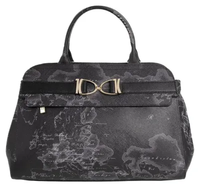 Produktbild von Schwarze Handtasche mit 3 Fächern