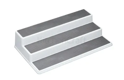 Image de Copco Basics Armoire de cuisine / organisation d'étagères antidérapante à 3 niveaux, 38 x 22,5 x 8,5 cm (15" x 9" x 3,5")