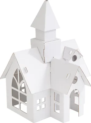 Produktbild von VBS Bastelset Papierhaus "Kirche"